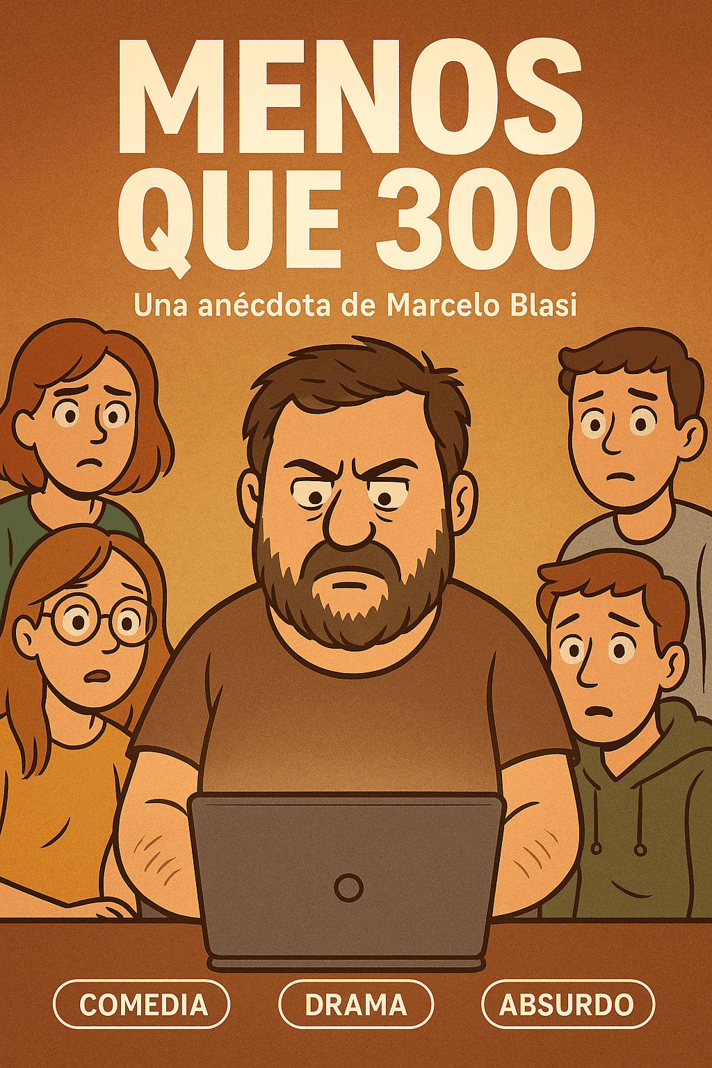 Afiche de Menos que 300