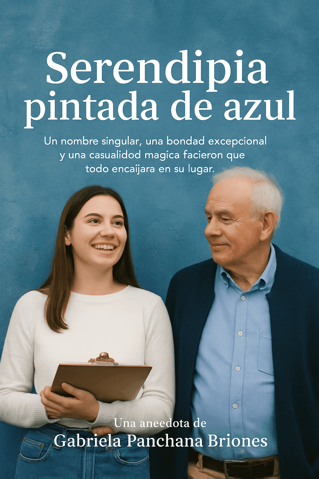 Afiche de Serendipia pintada de azul