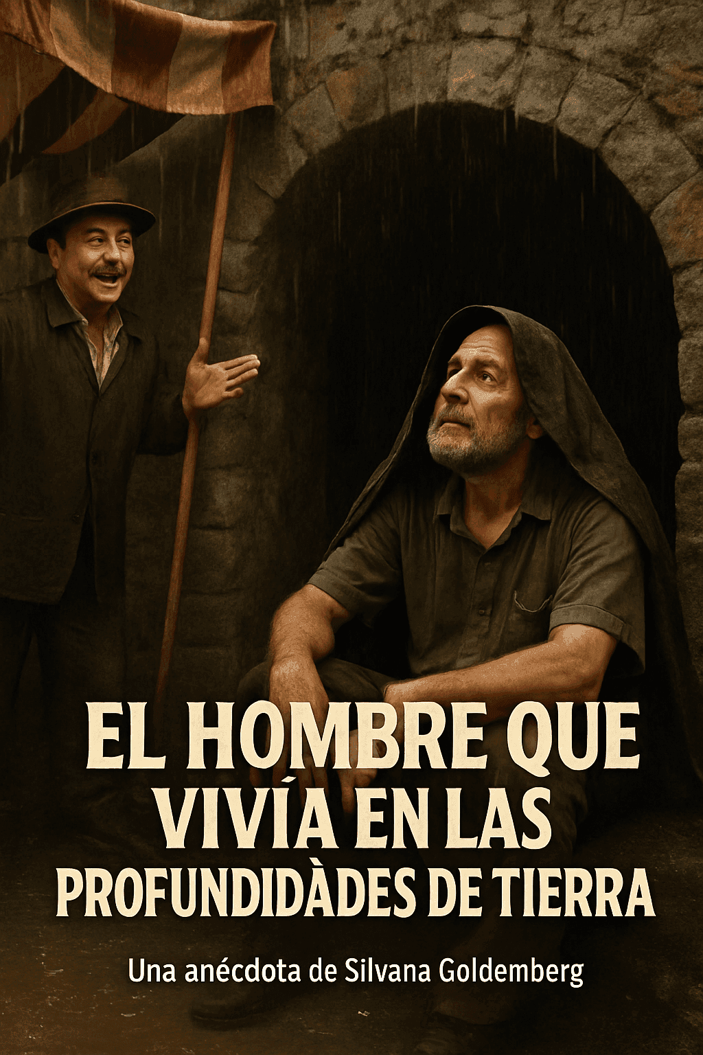 Afiche de El hombre que vivía en las profundidades de la tierra