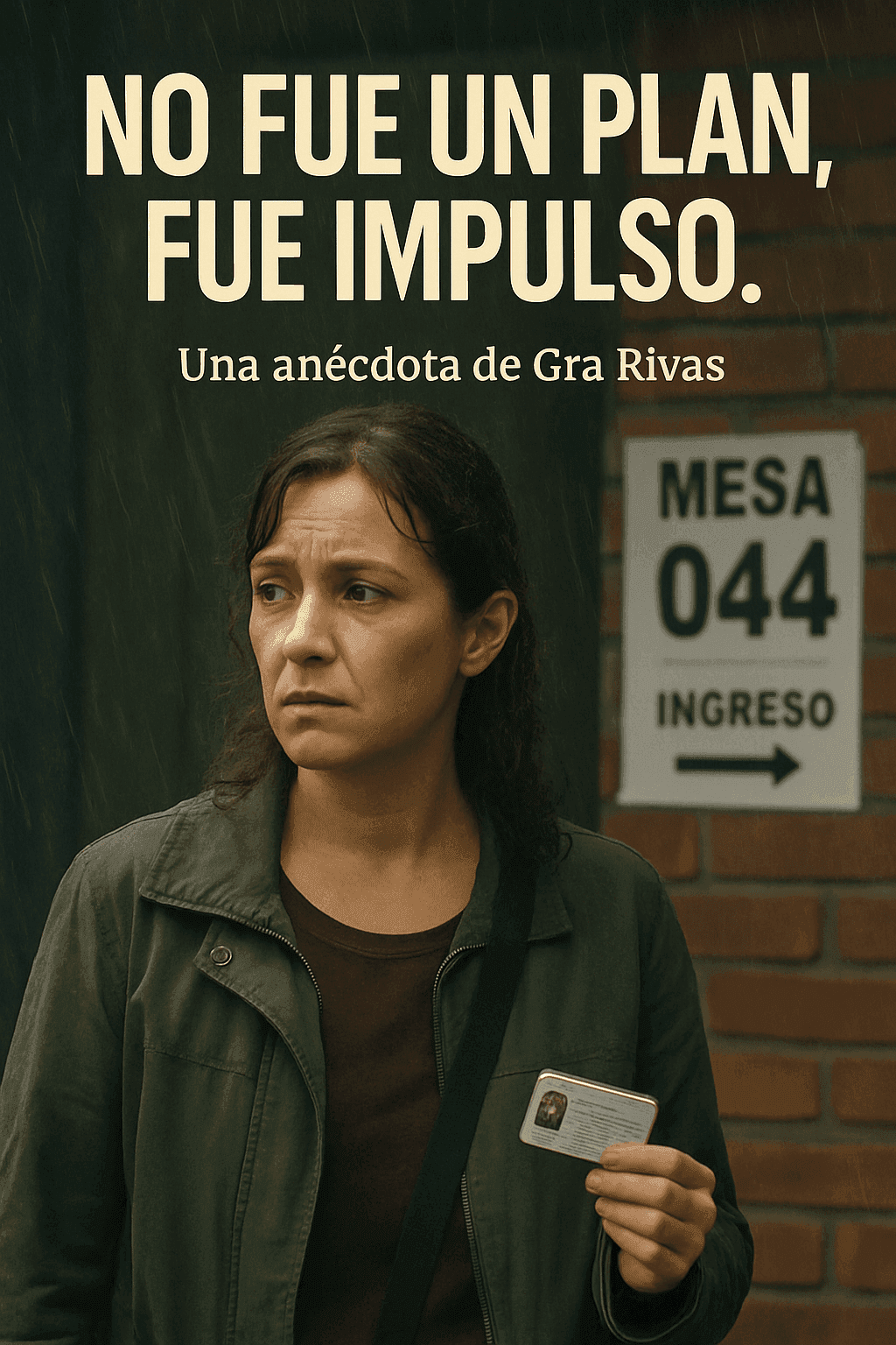 Afiche de No fue un plan, fue impulso.