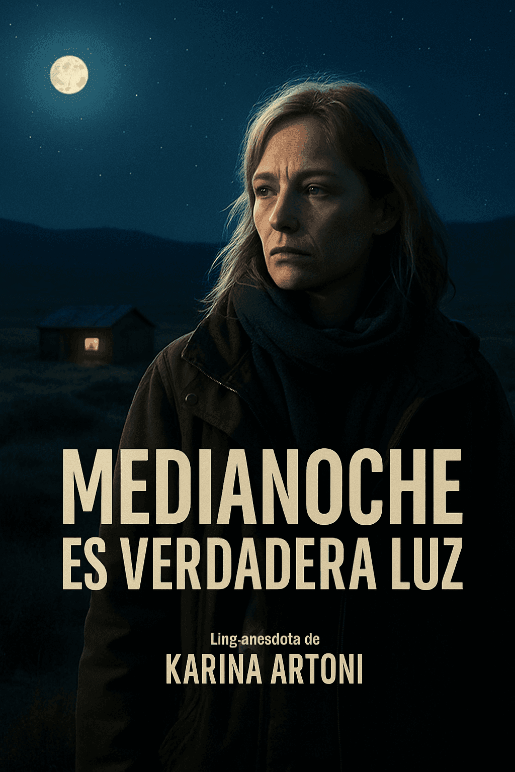 Afiche de Medianoche es verdadera luz.