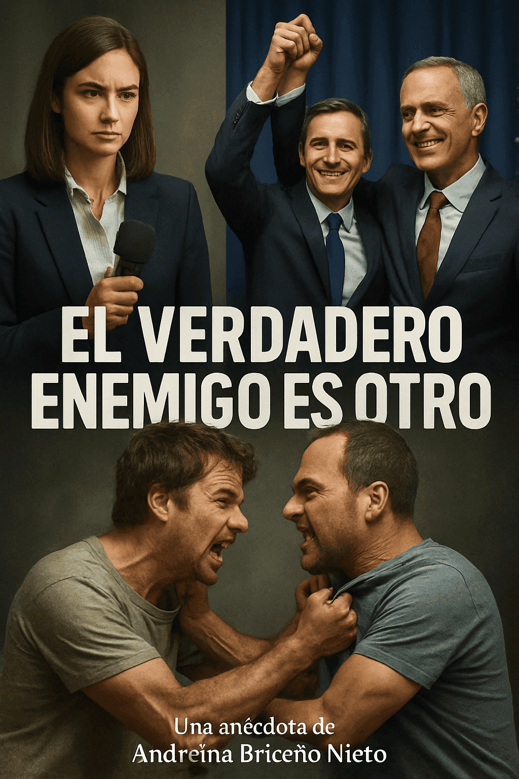 Afiche de El verdadero enemigo, es otro