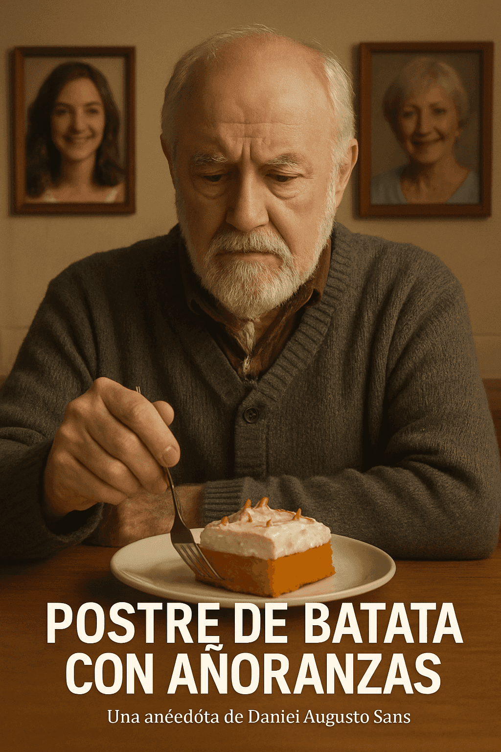 Afiche de Postre de batata.