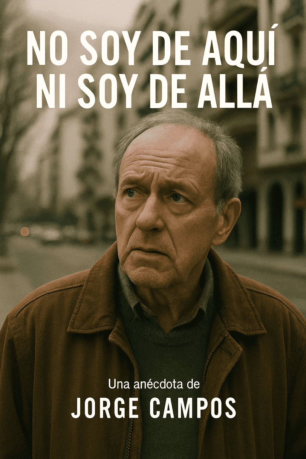 Afiche de No soy de aquí ni soy de allá.