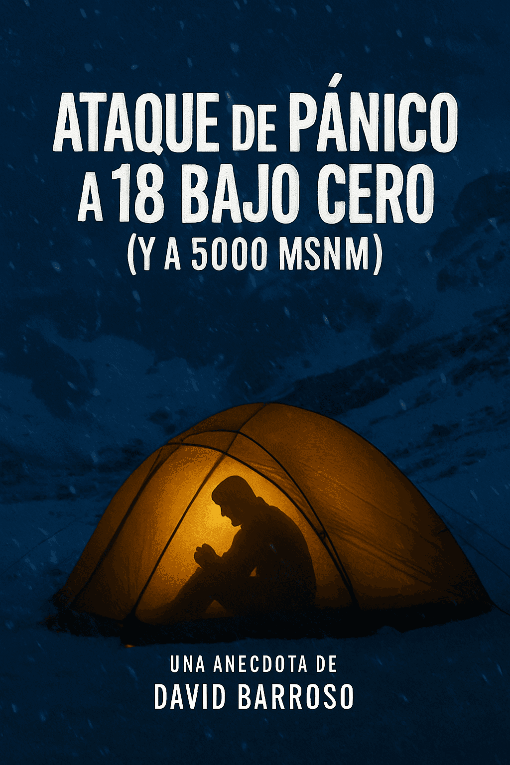 Afiche de Ataque de pánico a 18 bajo cero (y a 5000 msnm)