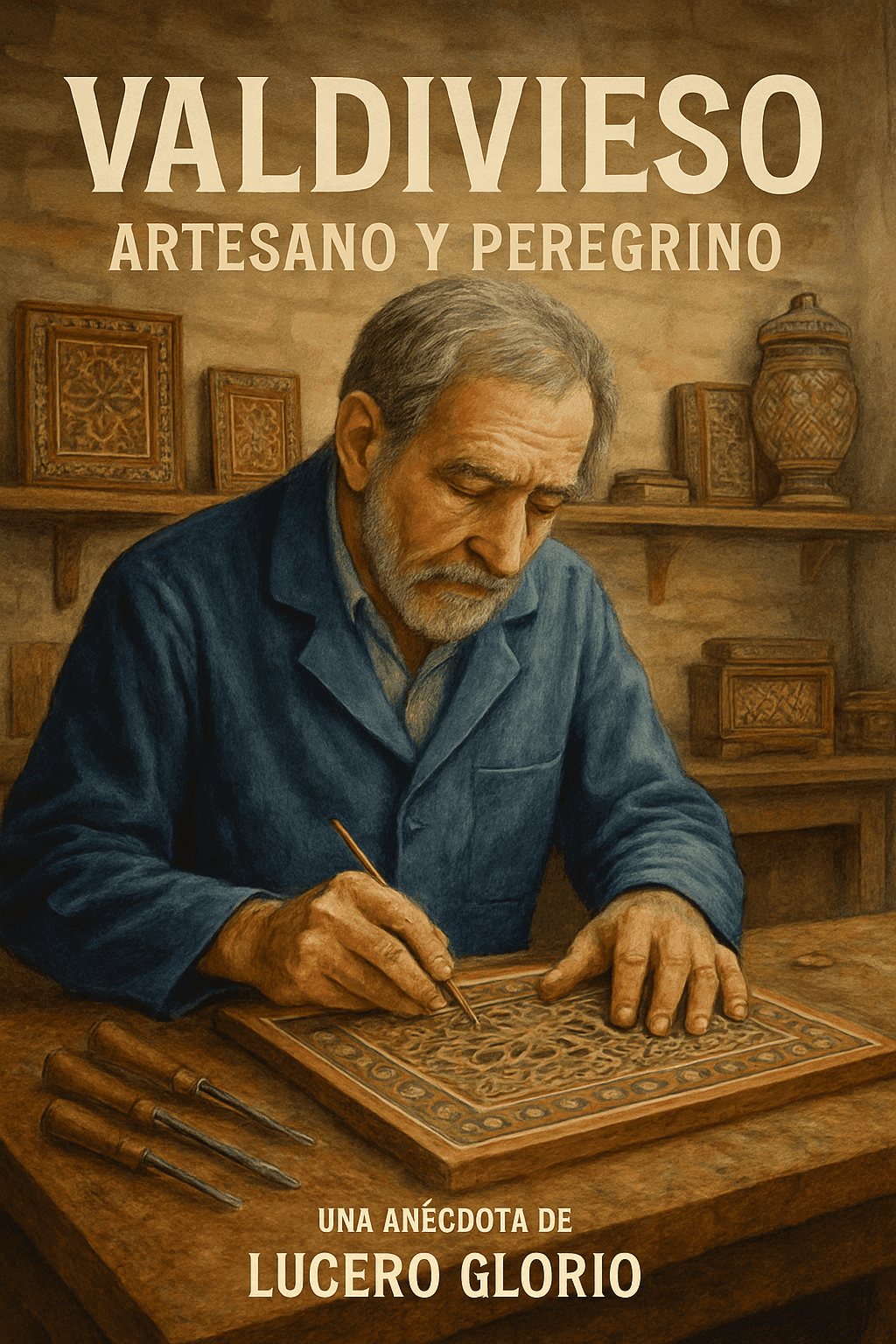 Afiche de Valdivieso, artesano y peregrino